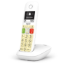 Gigaset E290 Duo DECT/telefone analógico identificador de chamadas branco