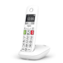 Gigaset E290 Duo DECT/telefone analógico identificador de chamadas branco