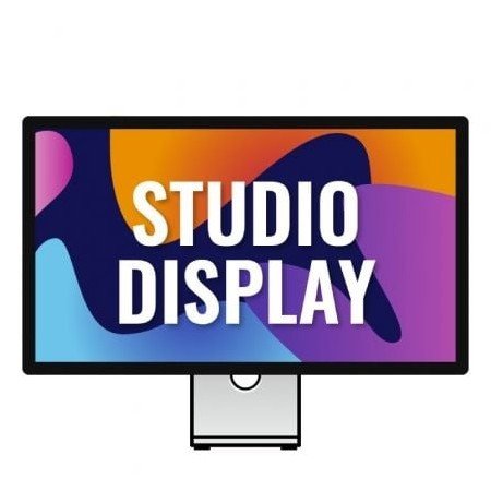 Apple Studio Display/vidro nanotexturizado/suporte com altura e inclinação ajustáveis