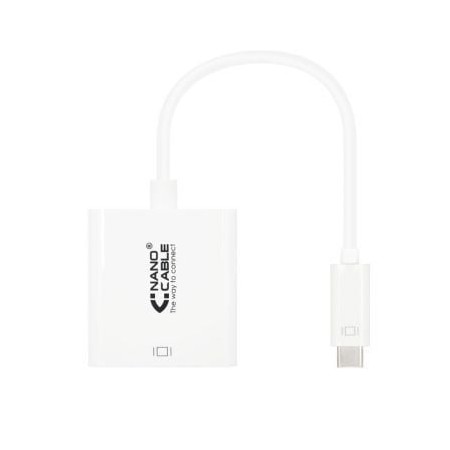 Nanocable 10.16.4102/ USB Type-C Macho - Adaptador HDMI Fêmea