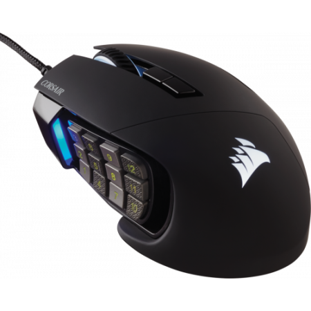 Corsair Scimitar RGB Elite mouse mão direita USB tipo A óptico 18000 DPI