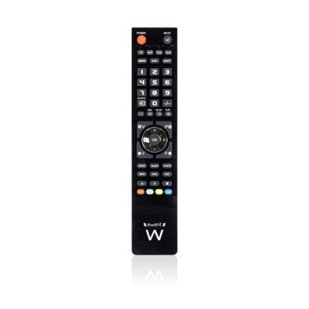 Ewent EW1570 Controle remoto DTT DVD/Blu-ray Projetor SAT STB Alto-falante para Soundbar TV Universal VCR Botões