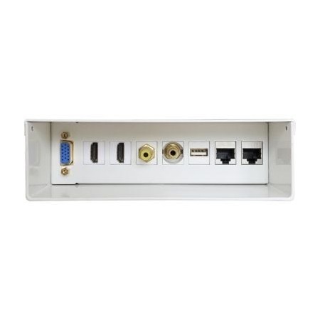 Caixa de junção Aisens A127-0340/ VGA - 2 HDMI - Jack 3.5 - RCA - 1 USB - 2 RJ45