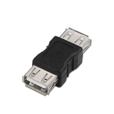 Adaptador USB 2.0 Aisens A103-0037/ USB Fêmea - USB Fêmea