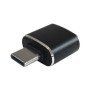 Adaptador USB 3.0 tipo C Aisens A108-0369/ USB tipo C macho - USB fêmea