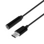 Adaptador USB Tipo C Aisens A109-0385/ USB Tipo C Macho - Jack 3.5 Fêmea