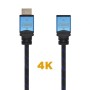 Cabo de Extensão HDMI Aisens A120-0452/ HDMI Macho - HDMI Fêmea/ 1m/ Preto/ Azul