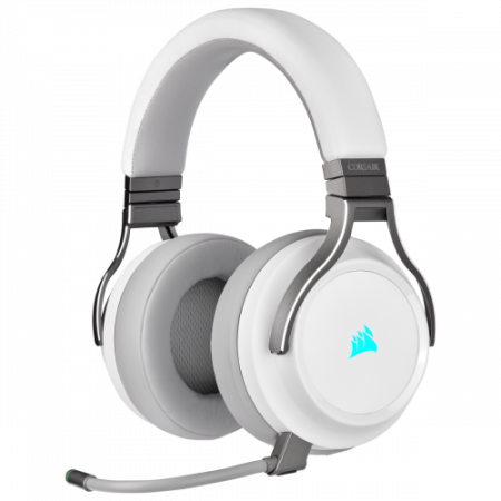 Fones de ouvido Corsair Virtuoso RGB Tiara 3,5 mm Jack USB tipo A Branco