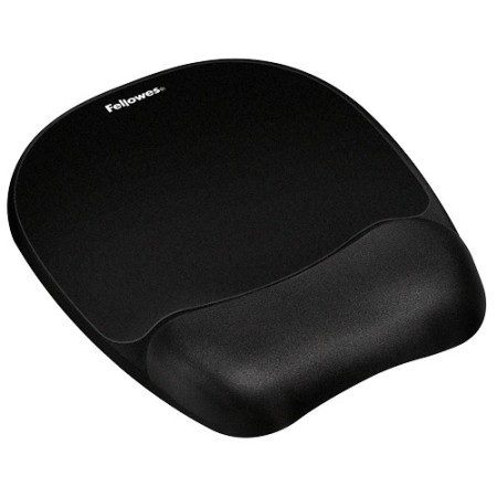 TAPETE COM DESCANSO DE PULSO MEMORY FOAM PRETO FELLOWES 9176501