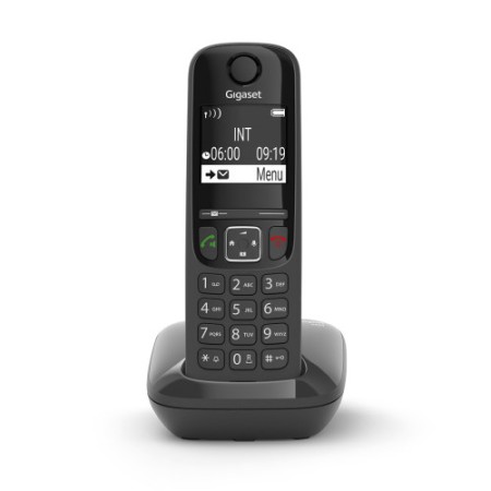 Gigaset AS690 DECT/telefone analógico identificador de chamadas preto