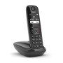 Gigaset AS690 DECT/telefone analógico identificador de chamadas preto