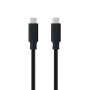 Cabo USB 3.1 Nanocable 10.01.4100/ USB Type-C Macho - USB Type-C Macho/ 0,5m/ Preto