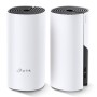 Roteador sem fio TP-LINK Deco M4 (pacote com 2) Banda dupla (2,4 GHz / 5 GHz) Gigabit Ethernet Preto, branco