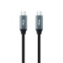 Cabo Nanocable USB 3.2 10.01.4301/ USB Type-C Macho - USB Type-C Macho/ 1m/ Cinza e Preto