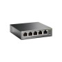 TP-LINK TL-SG1005P Gigabit Ethernet não gerenciado (10/100/1000) Power over Ethernet (PoE) Preto