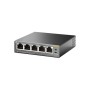 TP-LINK TL-SG1005P Gigabit Ethernet não gerenciado (10/100/1000) Power over Ethernet (PoE) Preto