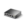 TP-LINK TL-SG1005P Gigabit Ethernet não gerenciado (10/100/1000) Power over Ethernet (PoE) Preto