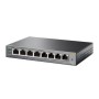 TP-LINK TL-SG108PE Gigabit Ethernet não gerenciado (10/100/1000) Power over Ethernet (PoE) Preto