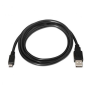 Cabo USB 2.0 Nanocable 10.01.0503/ USB Macho - MicroUSB Macho/ 3m/ Preto