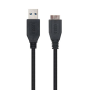 Cabo USB 3.0 Nanocable 10.01.1102-BK/ USB Macho - MicroUSB Macho/ 2m/ Preto