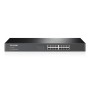 Switch TP-LINK GIGABIT 16 PORTAS PRETO