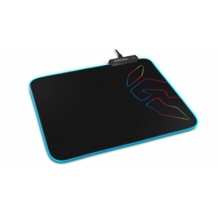 Mouse pad para jogos Krom Knout RGB preto