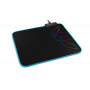 Mouse pad para jogos Krom Knout RGB preto