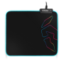 Mouse pad para jogos Krom Knout RGB preto