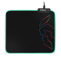 Mouse pad para jogos Krom Knout RGB preto