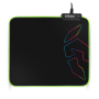 Mouse pad para jogos Krom Knout RGB preto