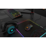 Mouse pad para jogos Krom Knout RGB preto