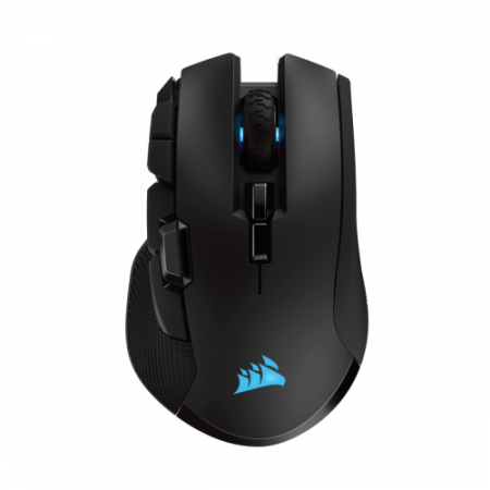 Corsair IRONCLAW RGB mouse mão direita RF sem fio+Bluetooth+USB tipo A óptico 18000 DPI