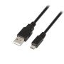 Cabo USB 2.0 Aisens A101-0029/ USB Macho - MicroUSB Macho/ 3m/ Preto