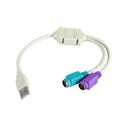 Cabo USB 2.0 3GO C101/USB Macho - 2x PS2 Macho