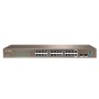 INTERRUPTOR DE GERENCIAMENTO COMPLETO IPCOM G3224T INTERRUPTOR DE GERENCIAMENTO GIGABIT L2 DE 24 PORTAS COM 2 PORTAS SFP COMBO, 