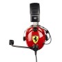 Thrustmaster Novo! Fone de ouvido T.Racing Scuderia Ferrari Edition Faixa de cabeça 3,5 mm Jack Black, Red