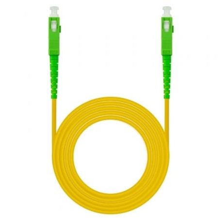 Cabo de Fibra Óptica G657A2 Nanocable 10.20.0015/ LSZH/ 15m/ Amarelo