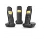 Gigaset A170 Trio DECT/telefone analógico Black Caller ID