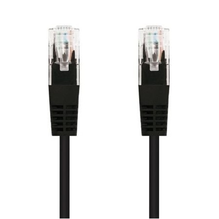 Cabo de Rede RJ45 UTP Nanocable 10.20.0102-BK Cat.5e/ 2m/ Preto