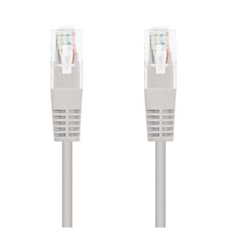 Cabo de Rede RJ45 UTP Nanocable 10.20.0402 Cat.6/ 2m/ Cinza