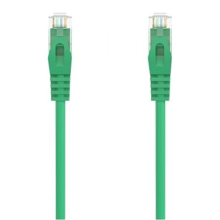 Cabo de rede RJ45 AWG24 UTP Aisens A145-0581 Cat.6A/ LSZH/ 1,5 m/ Verde