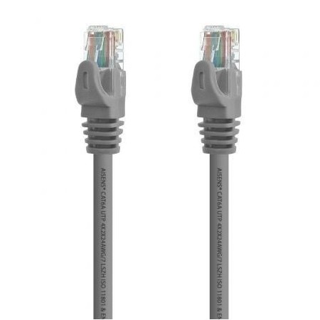 Cabo de Rede RJ45 UTP Aisens A145.0327 Cat.6A/ 2m/ Cinza