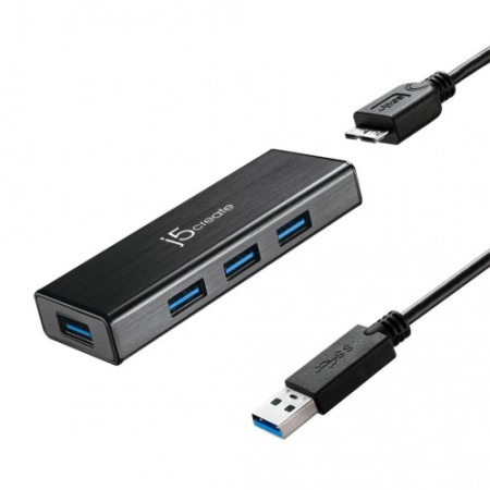 J5CREATE JUH340 MINI HUB USB 3.0 4 PORTAS