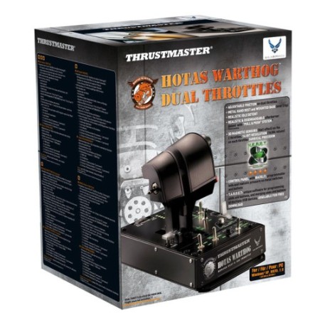 Thrustmaster HOTAS Warthog Dual Throttles Black USB Flight Simulator PC