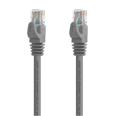 Cabo de Rede RJ45 UTP Aisens A145-0328 Cat.6A/ 3m/ Cinza