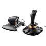 Thrustmaster T-16000M FCS Hotas preto, laranja joystick USB analógico/digital MAC, PC