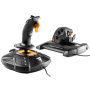 Thrustmaster T-16000M FCS Hotas preto, laranja joystick USB analógico/digital MAC, PC