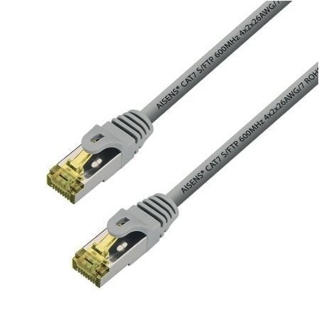 Cabo de Rede RJ45 S/FTP Aisens A146-0337 Cat.7/ 5m/ Cinza