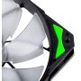 Ventilador da caixa do computador NOX H-Fan LED 12 cm preto, verde, branco