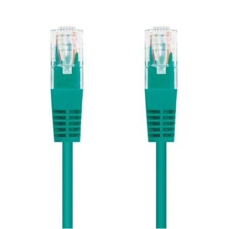 Cabo de Rede RJ45 UTP Nanocable 10.20.0400-GR/ Cat.6/ 50cm/ Verde